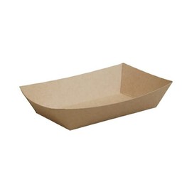 FBAFT101-50 Snack Tray, Small (Craft) 50 Pieces, Made in Japan, Paper, Disposable Takeout, Hot Dogs, Hamburgers, Potatoes