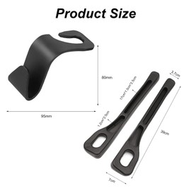 Car Seat Gap Storage Strips, Seat Gap Filler Car, Car Accessories, Storage Box for Car Seats, Car Accessories Interior, Universal Car Seat Gap Filler, for Car Seat Gap, Car Storage Hook