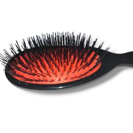 MilleniumHair Long Hair Brush, Extensions Brush, Hair Extension Hair Brush - Pneumatic Brush - Detangler