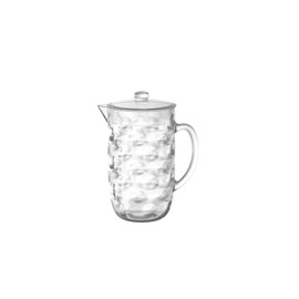Jarra acrílico de 2 litros, transparente con tapa, ideal para agua, bebidas frías y jugos | CS-011 | BAUM BROTHERS