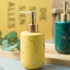 Gold Soap Dispenser Bathroom,Hand Soap Dispenser with Marbling,Soap Dispenser Ceramic