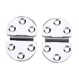 GLOGLOW 2PCS Door Hinges 180 Degree Copper Hinges Door Hinges Cabinet Hinges Copper Hinges for Sewing Machines Repair Fixing Hardware Folding Desk Hardware Copper Good Ductility Rigid