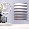 FEMELI Nail Polish Wall Rack: 6 Shelves 15 Inch White