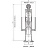 QiiMii 1.5" Tri Clamp Spunding Valve SS304 Stainless Steel Adjustable