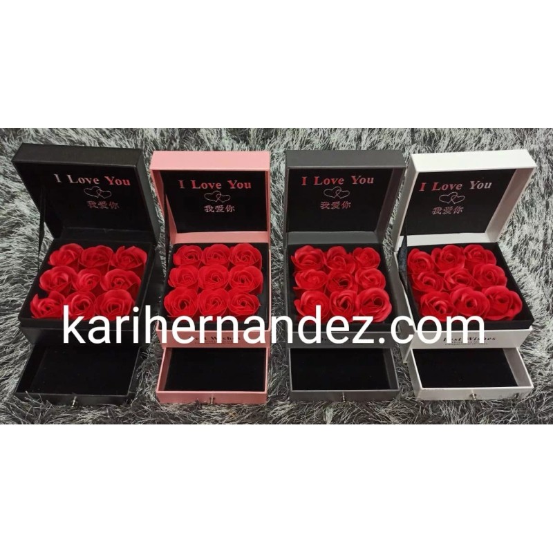 KARI HERNANDEZ San Valentin Regalo Rosas De Jabon Arreglo Novia