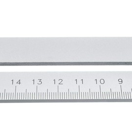 Stainless Steel Ruler, 0-200mm, Stainless Steel Ruler, Metal Ruler, Scribing Gauge, Marking Gauge, Cutting Scraper, Ruler for Woodworking