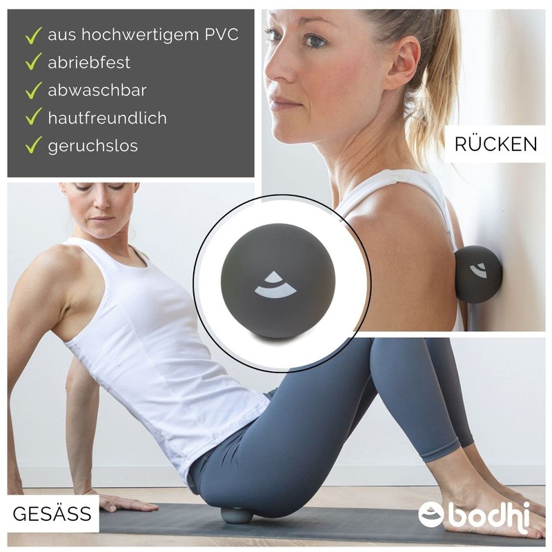 Fazien Massage Ball, Set of 3 (Soft/Medium Hard), Back, Buttocks