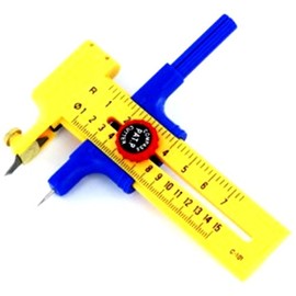 C-101 Rotary Kompass Kreis Cutter, Schnitt Papiere, Folien, Leder, Vinyl, Gummi etc. – Ausschneiden, Durchmesser von 10 mm