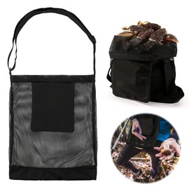 Forhome Mushroom Hunting Bag, Food Bag, Mesh Food Bag, Harvest Bag, Garden Fruit Picker Bag, Vegetable Storage Bag, Mushroom Basket, Hunting Bag, Bushcraft Bag for Camping, Hiking