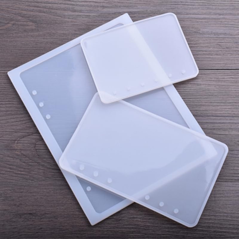 SEWACC 9piezas Molde De Silicona Para Libretas Molde Transparente De