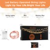 Ariceleo 4 Pack 16.4ft Battery Operated String Lights with Timer,