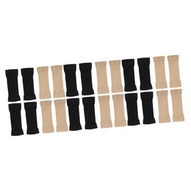 Sosoport 12pairs Arm Shaping Sleeves for Women Slimming Wrap Band Black Beige Each Lightweight Breathable Design for Improved Circulation and Muscle Comfortable Arm Shaperwear