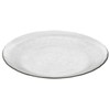Broste Copenhagen 14460669 Hammered Plate, Glass, 22.5 cm