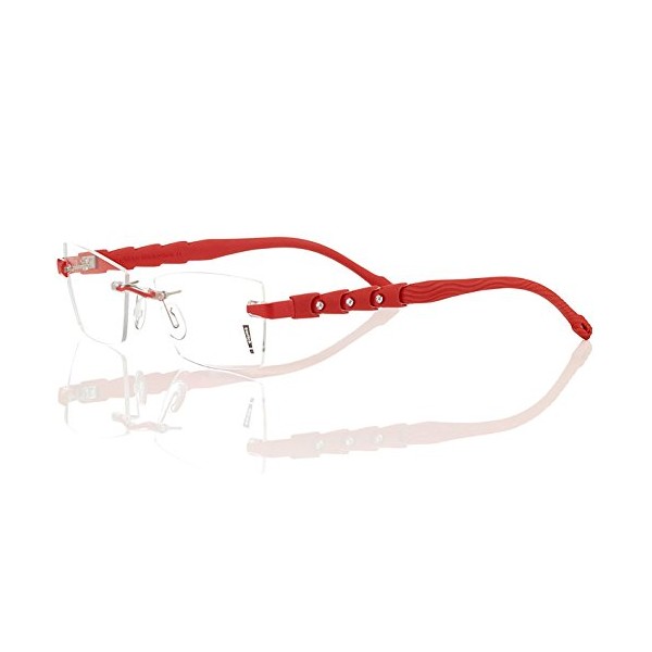 Switch It COMBI 9061 Interchangeable Sides in Red Silver with