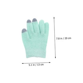 FOMIYES 1pair Moisturizing Gloves for Hand Care Overnight for Dry Gel Material Portable Design for Relaxation and Hydration