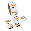 Fun Express - Snowman Roll Stickers(100pc) for Winter - Stationery