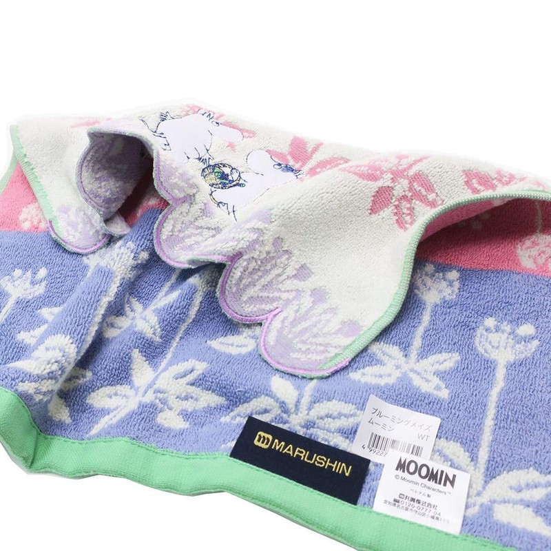 Marushin 1405015300 Moomin Hand Towel, 13.4 x 14.2 inches (34