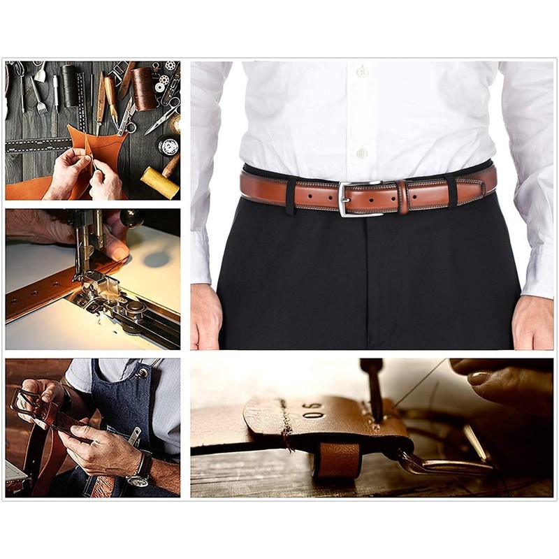Men's Genuine Leather Dress Belt with Premium Quality - Classic