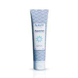 NAVY HAIR CARE Aquarian Styling Cream | Lightweight Cream to Add Volume | Shea Butter + Coconute Oil to Tame Frizz | 5 oz