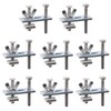 ECSiNG 8PCS T-Nut Compressor Clamps Kit Adjustable T-Track Mini Hold