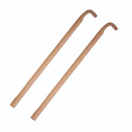 Lehman's 48" Wooden Cultivator Handles, Replacement Set of 2 for Low and High Wheel Cultivators Farm Garden, Amish Made