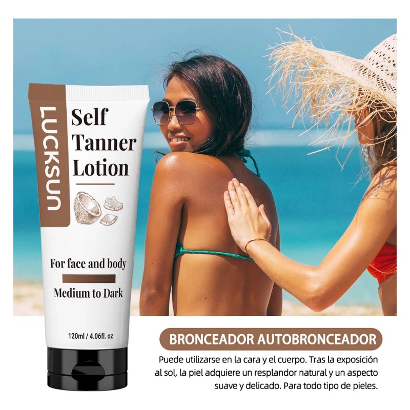 Autobronceador Cara Y Cuerpo 120 Ml,bronceadora Hidratante