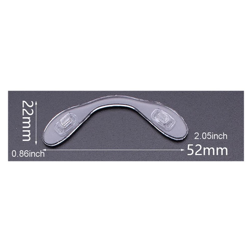 Eyeglasses Nose Bridge Pushin Pieces Push in Soft Silicone Slide