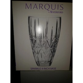 WATERFORD - Marquis - 9" Sparkle Crystal VASE - *Germany! BRAND NEW in the BOX!