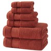 Marvione Bath Towels Set 6 Piece, 100% Turkish Cotton Highly