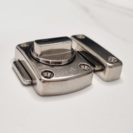 Swing Door Safety Latch, Padlock Hook & Auxiliary Handle Large Size