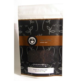 Mahamosa Classic Black Tea Blend Loose Leaf (Looseleaf) - English Breakfast- BOP 4 oz