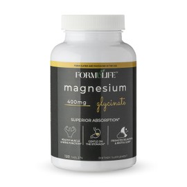Magnesium Glycinate 400mg – High Absorption Chelated Magnesium Supplement for Sleep, Stress, Relaxation – Vegan, Non-GMO Magnesium Tablets – Made in USA – 120 Tablets