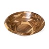 Lipper International 1262 Acacia Flared Serving Bowl for Salads, Fruit,