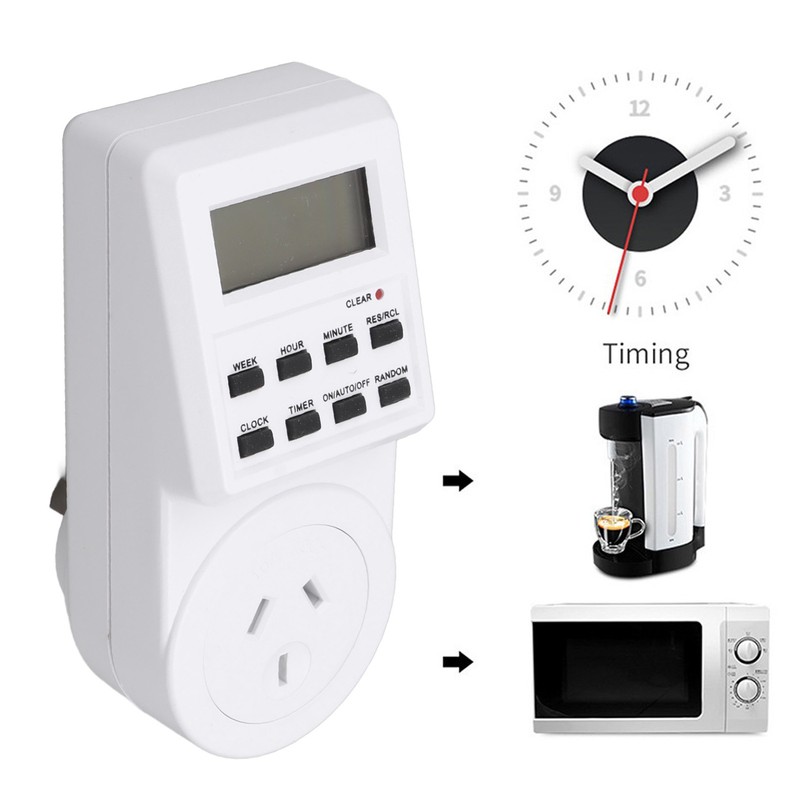 Indoor Mini Outlet Timer Digital Countdown Timer Outlet Indoor Timed