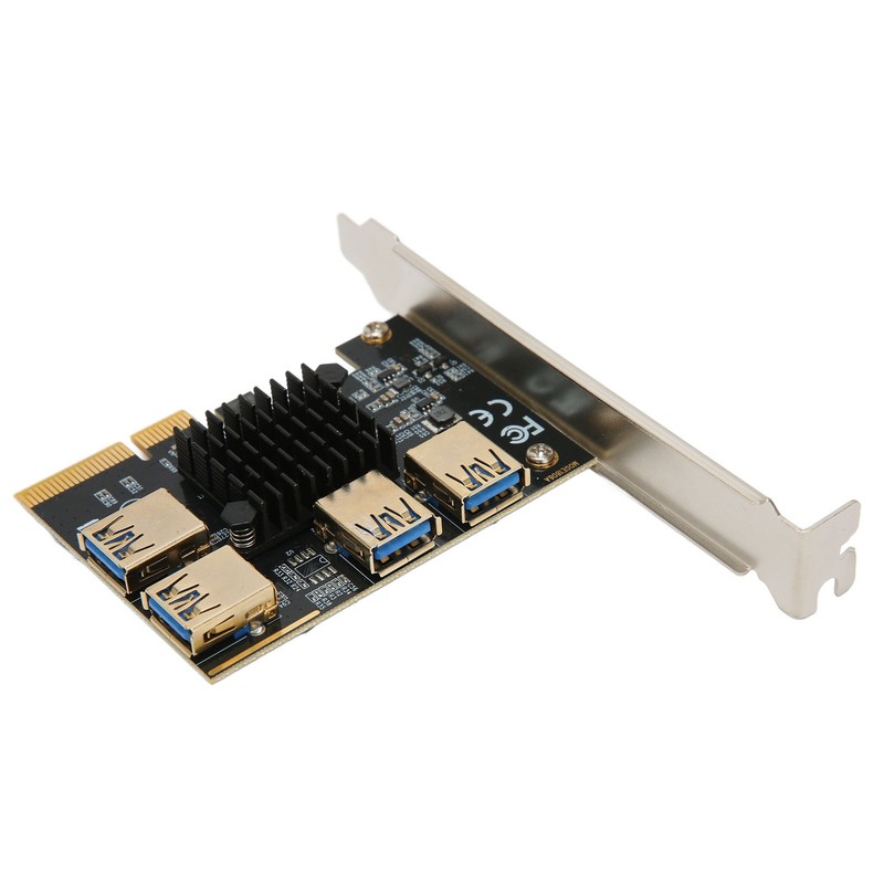 PCI‑E Riser Card PCI‑E X4 1 to 4 PCI Express
