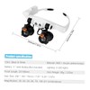 Headband Magnifier Eye Loupes Eyeglass Style Hands-Free Magnifying Multiple Magnifications