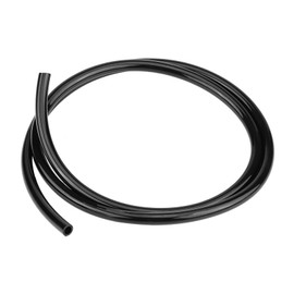 Fuel Pipe, 1m Long Black Non-braided Rubber Fuel Line Hose, Motorcycle Universal Petrol Fuel Pipe for Fuel Delivery Applications and Petrol Hose 8mm