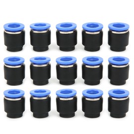 50PCs Air Pipe Plug Pneumatic Cap Plastic Brass Quick Insert PPF Oval Release Ring Hotel Use