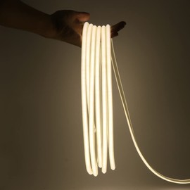 110V COB Strip Light, Indoor Outdoor 288 LEDs/M COB Light Strip, Super Bright Flexible LED Light for Car TV Backlight Kitchen Wardrobe DIY Lighting Party Living Room Decor，Natural White，10M
