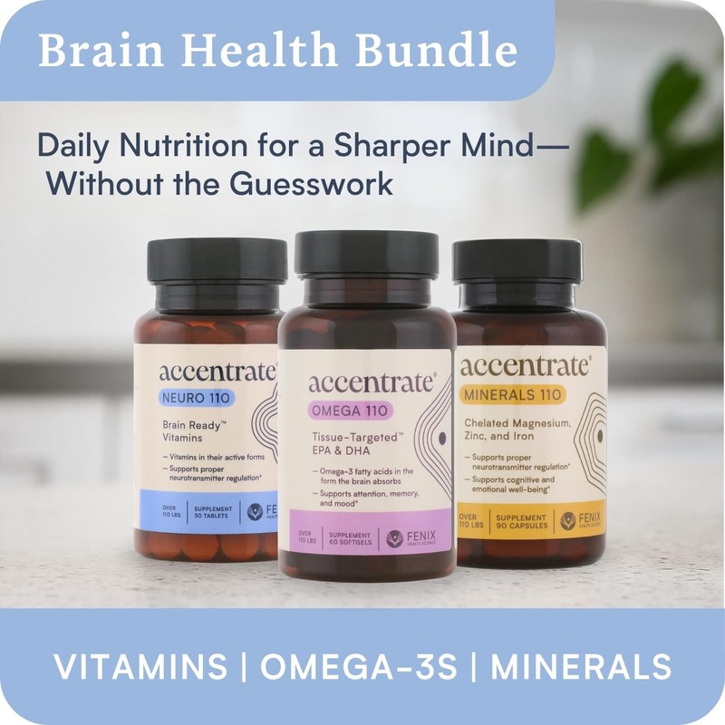 Accentrate Neuro 110- Complete Vitamin B Complex | Methylated Multivitamin