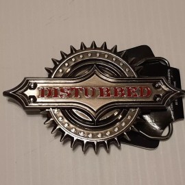 Unbranded HARD ROCK HEAVY METAL BAND DISTUBBED Metal Belt Buckle