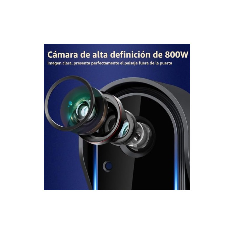 Cámara de Timbre de Video inalámbrico con Timbre inalámbrico Audio