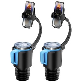 JOYTUTUS Cup Holder Phone Mount for Car (2 Pack)