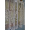 Cortina Chic Cameo Rose Swag, 63 Pulgadas, Blanco