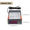SIPYTOPF STC-1000 Digital Temperature Controller,AC 10A 110V-220V Digital LED Temperature