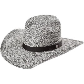 RESISTOL Hooey Collection Del Rio K Straw Cowboy Hat (7) Black/White