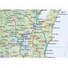 Wisconsin State Physical Map - 16.4 x 21.4 Inches -