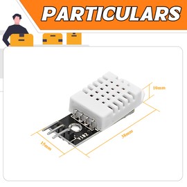 DIGISHUO 2Pcs DHT22/AM2302 Single Bus Digital Temperature and Humidity Sensor Modular electronic building blocks