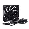GeeekPi 120mm USB PC Fan 5V with L/M/H 3-Degree Speed