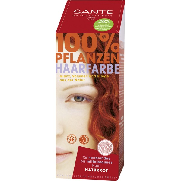 Sante Herbal Hair Color, Natural Red, 3.52 Ounce